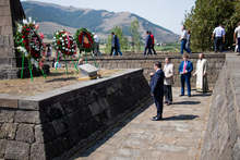 Հարգանքի տուրք մատուցվեց Իոսիվ Մոնտրեզորի  և ռուս-պարսկական պատերազմում զոհված զինվորների հուշարձանի մոտ