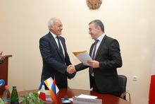 Լոռու մարզի և Պրովանս Ալպեր Լազուրե Ափ ռեգիոնի միջև ստորագրվեց 2015-2017թ.թ. համագործակցության համաձայնագիրը